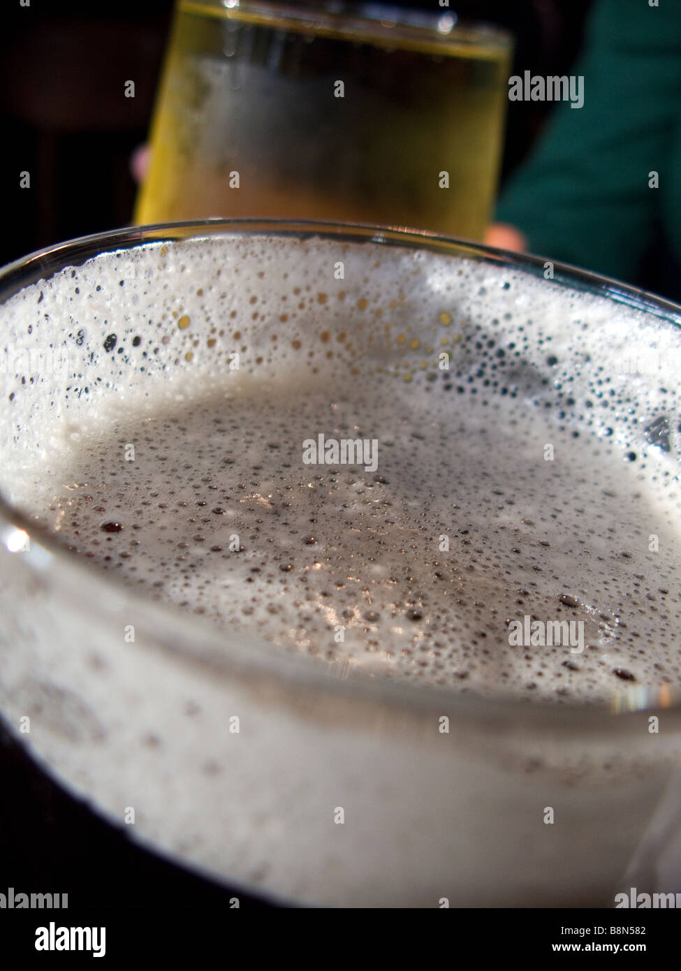 Head of beer Stock Photo Alamy