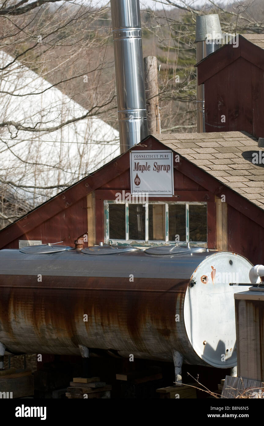 Sugar House in Connecticutt Stock Photo Alamy