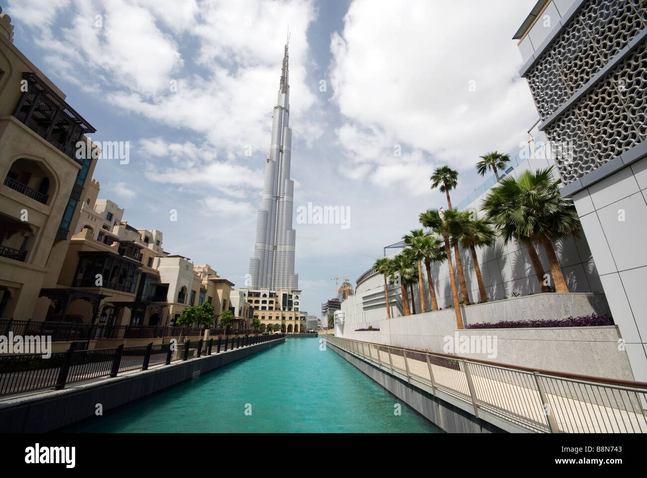 Burj Dubai - worlds tallest skyscraper Stock Photo