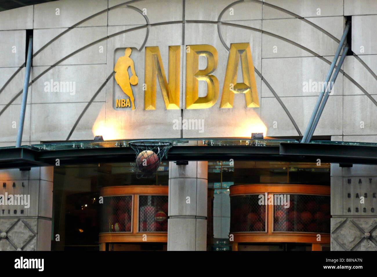 NBA Flagship Store, 545 Fifth Avenue, NYC Stock Photo - Alamy