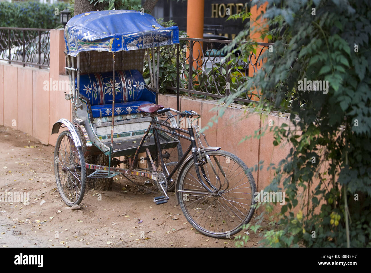 Indian Rickshaw Stock Photo