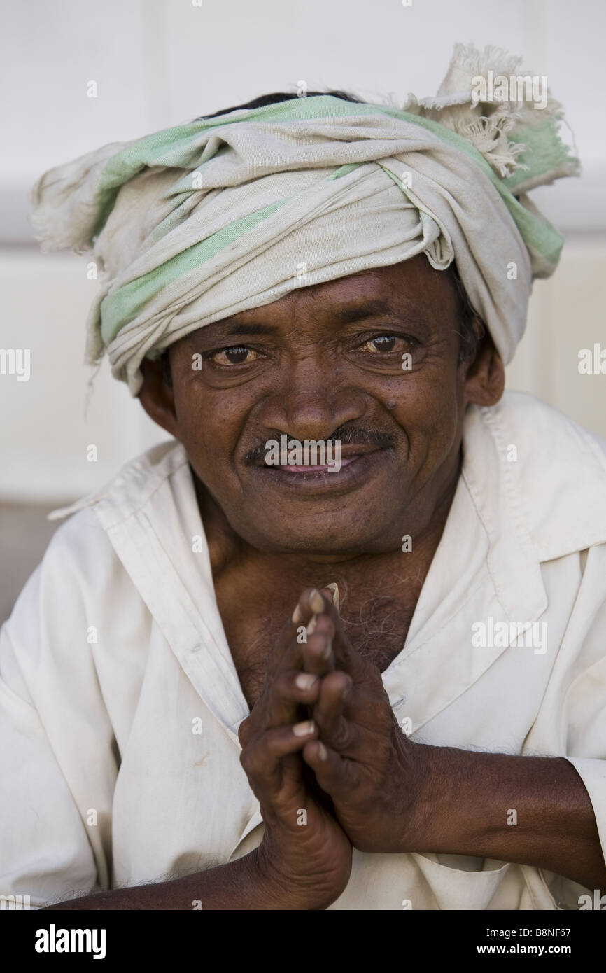 Indian Beggars Stock Photo