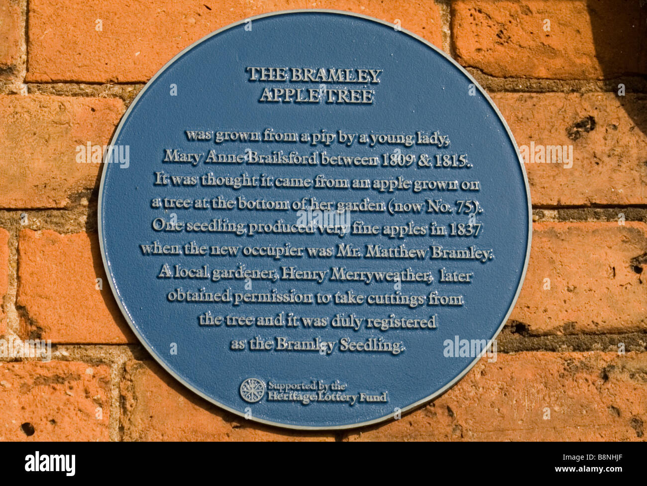 bramley apple sign Stock Photo Alamy