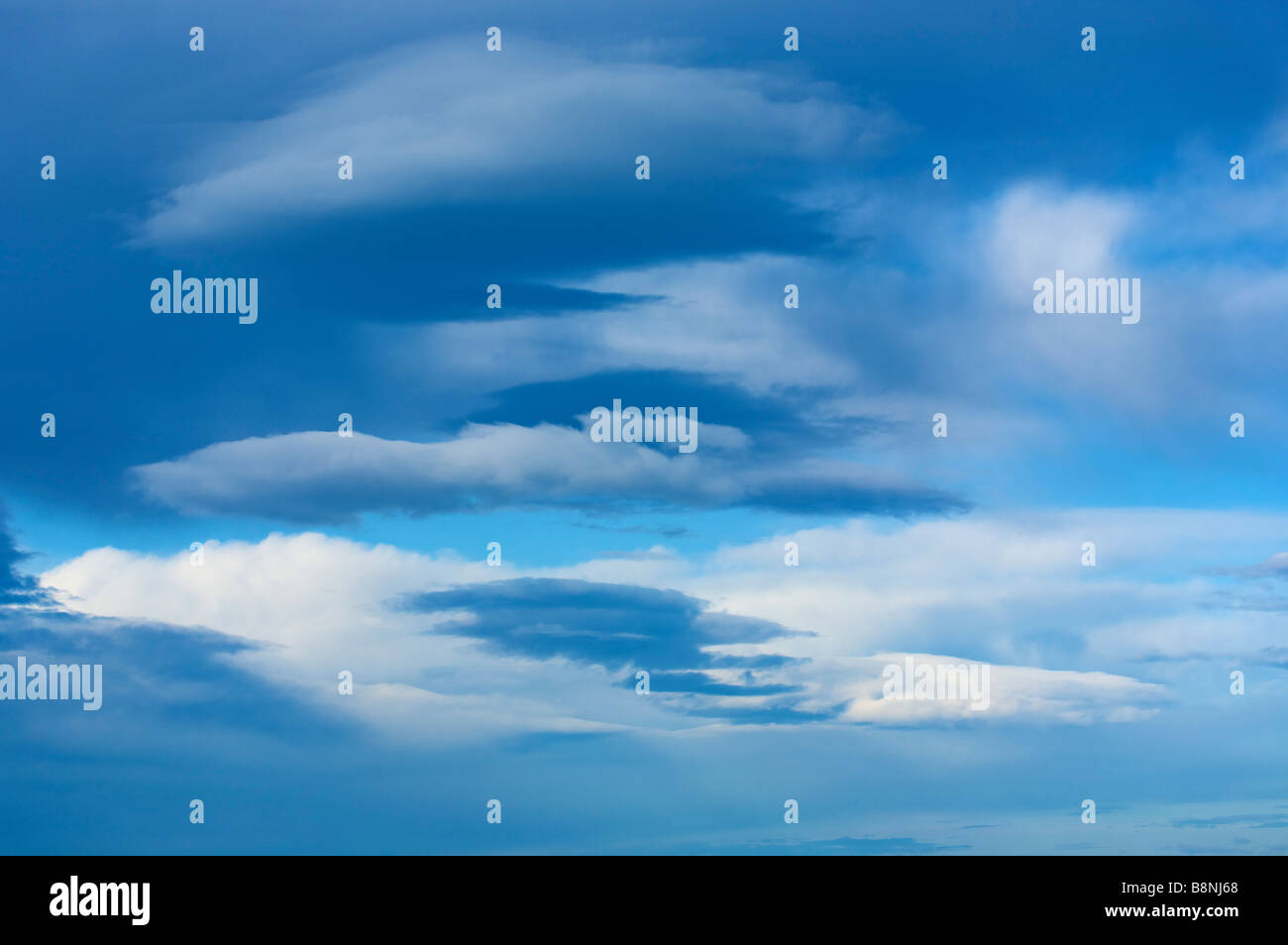 Cloudy blue sky Stock Photo