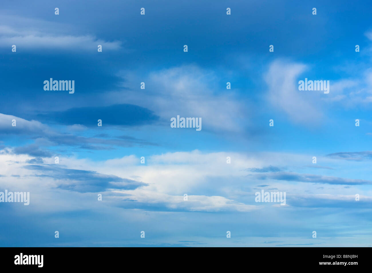 Cloudy blue sky Stock Photo
