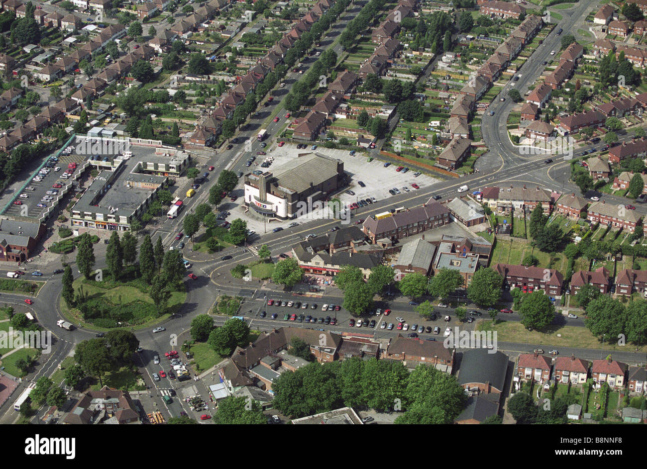 Aerial view of Mecca Bingo Kingstanding Birmingham West Midlands