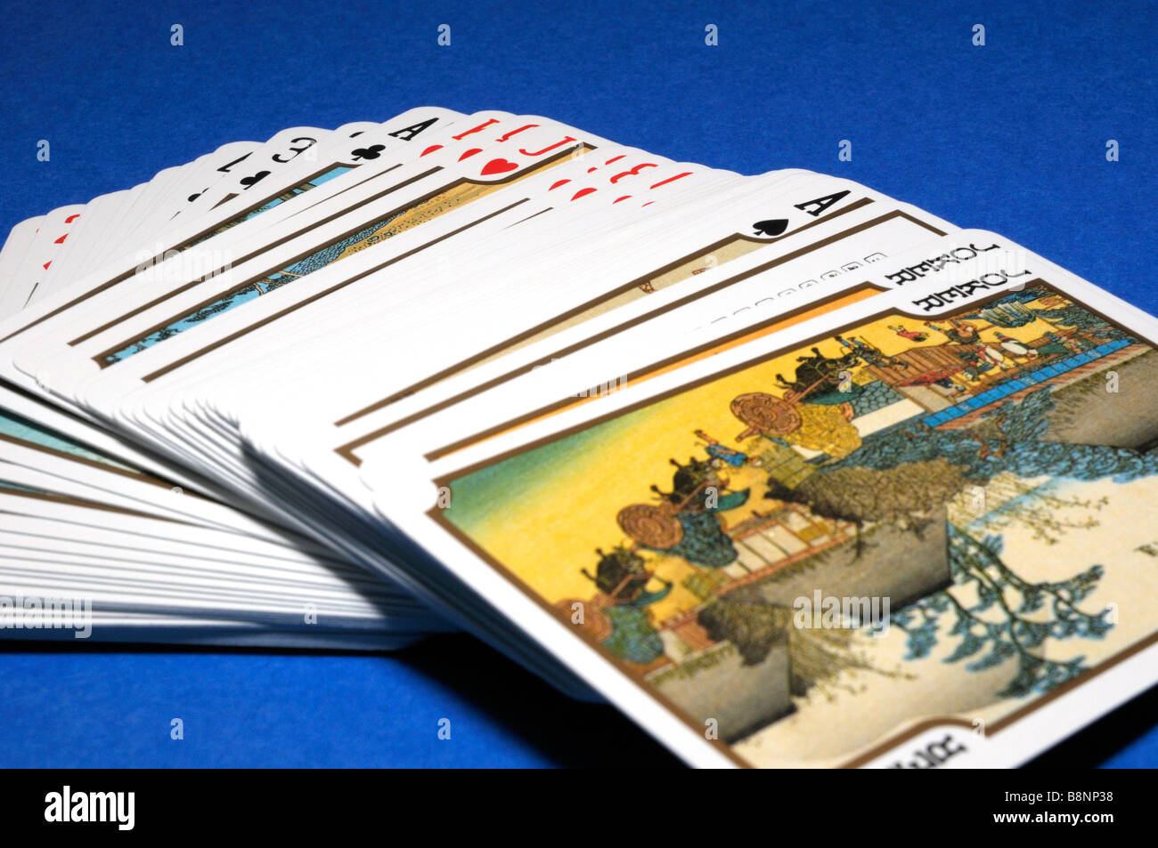 Japanese Hiroshige Playing Cards Stock Photo Alamy