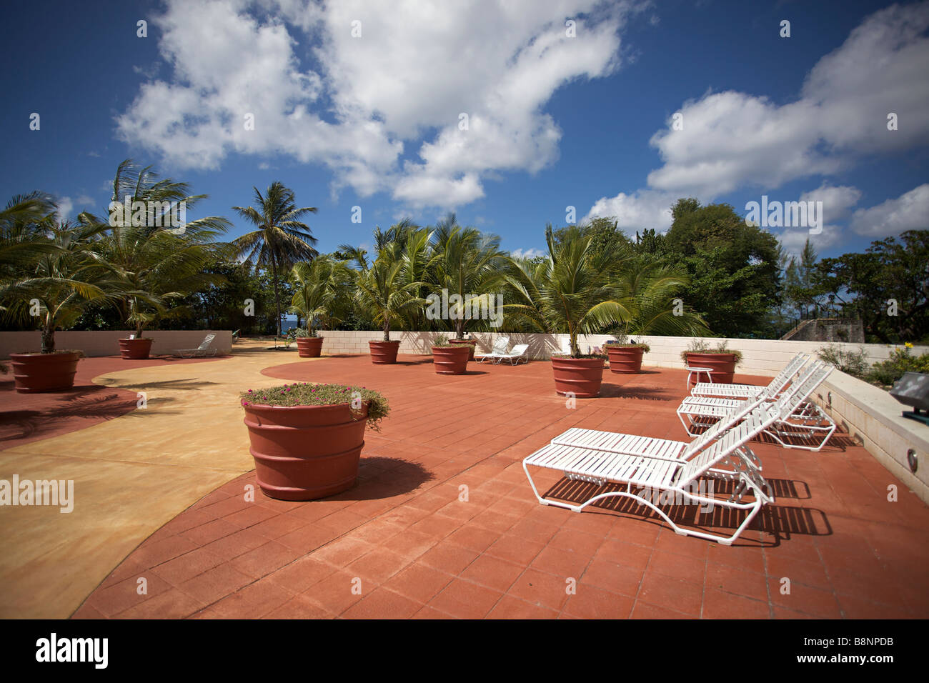 Hilton Hotel Barbados exterior, Barbados, "St. Michael Stock Photo Alamy
