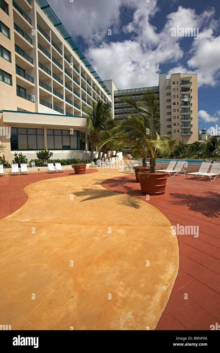 Hilton Hotel Barbados exterior, Barbados, "St. Michael Stock Photo Alamy