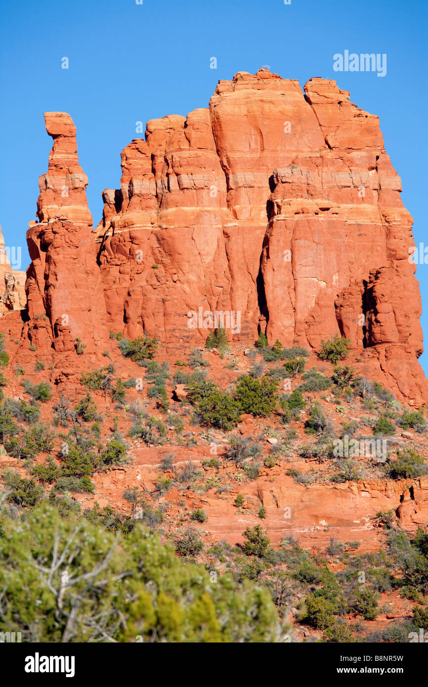 Red Rocks Formations Stock Photo