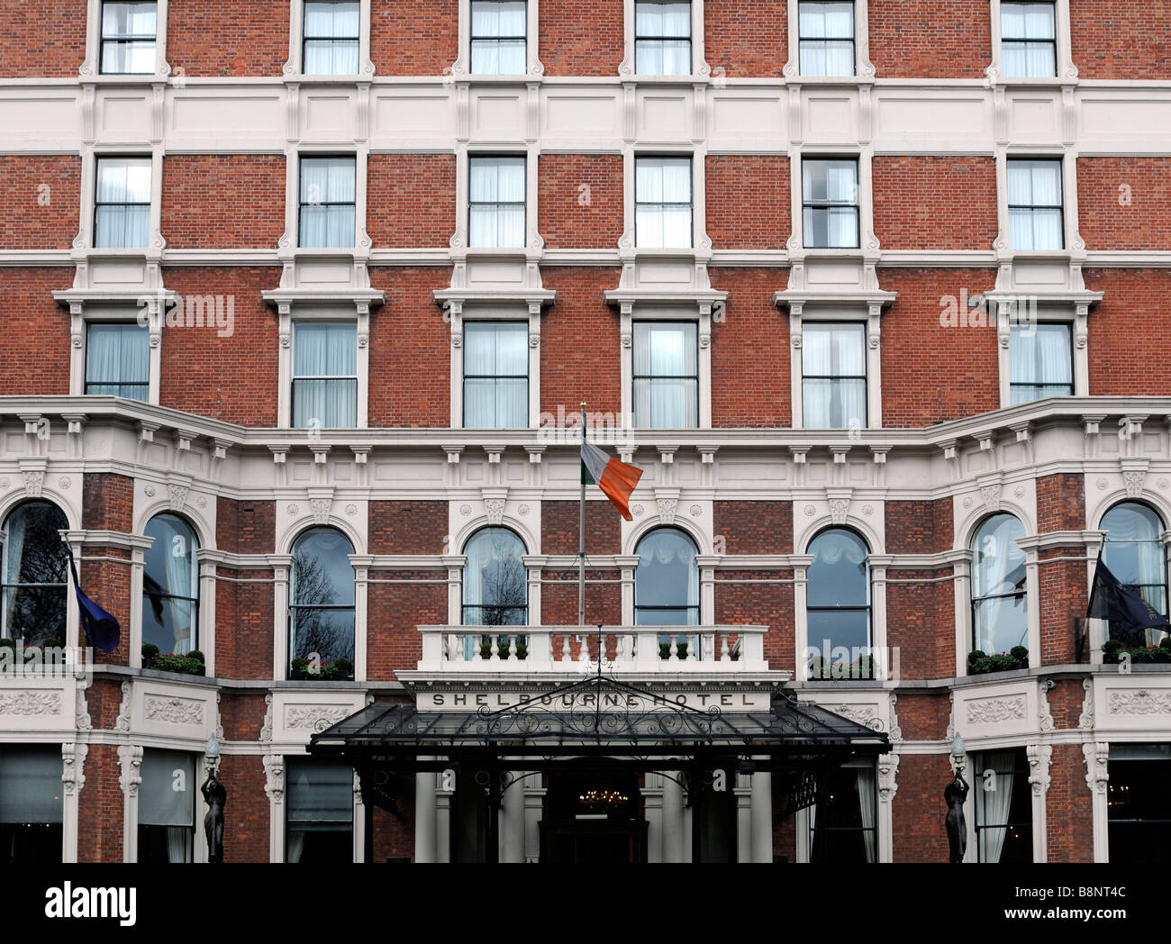 shelbourne hotel luxury world class accomodation stephens green dublin ireland ideal location Stock Photo