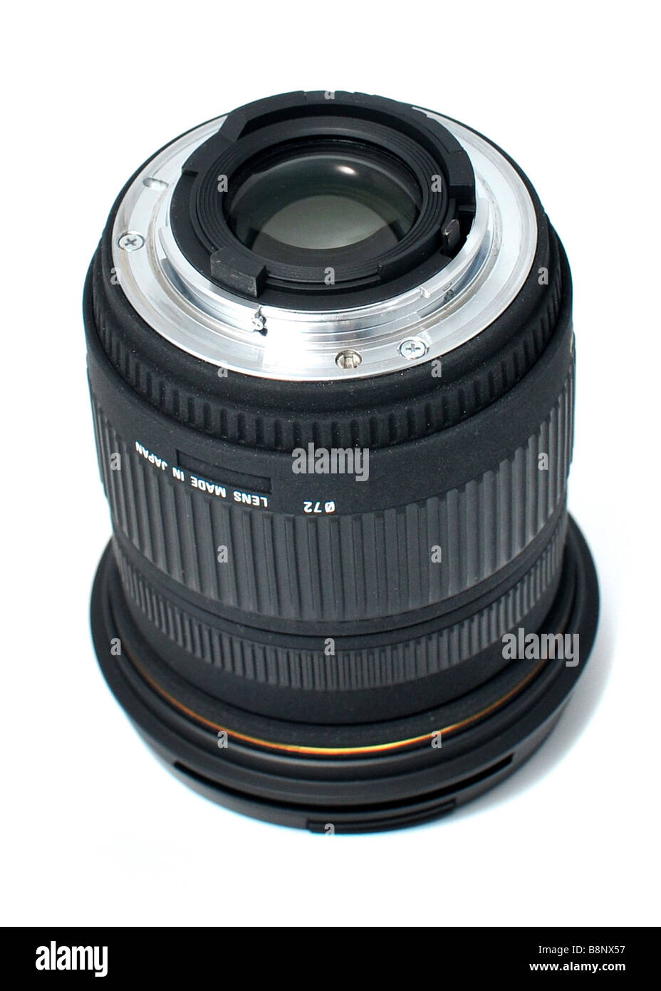 A pack-shot of the Sigma 18-50mm f2.8 digital SLR lens Stock Photo