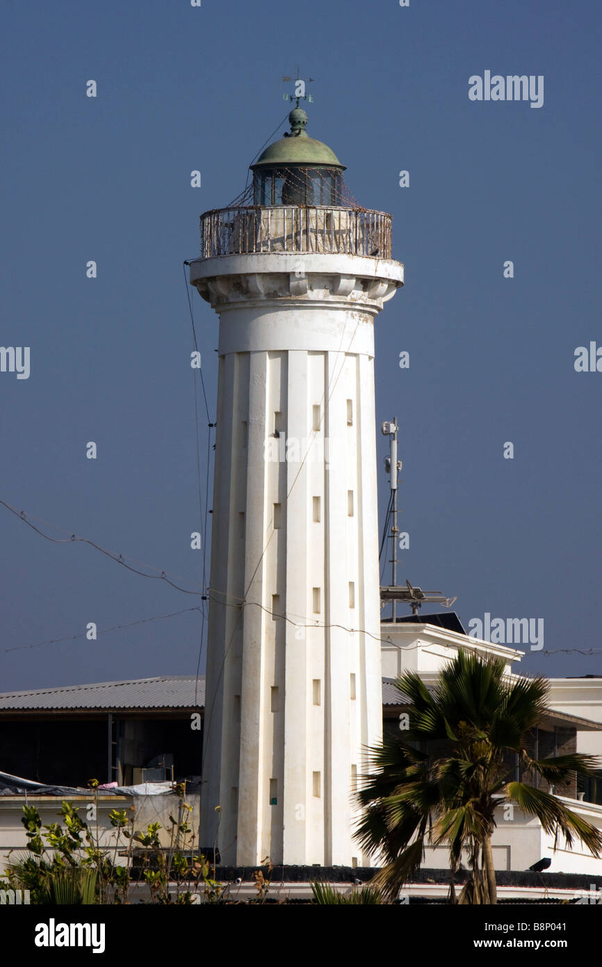 India Pondicherry Goubert Avenue Beach Road Old Lighthouse rising above