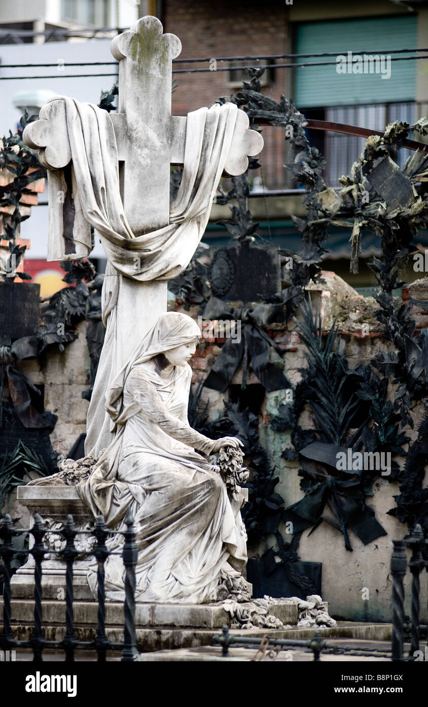 Grave - Recoleta Cemetery Buenos Aires Argentina Stock Photo