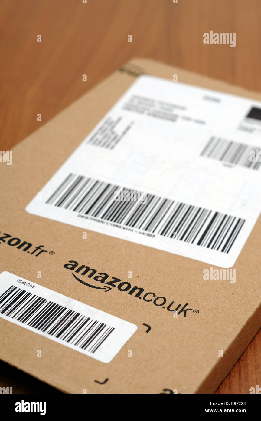 Amazon package Stock Photo