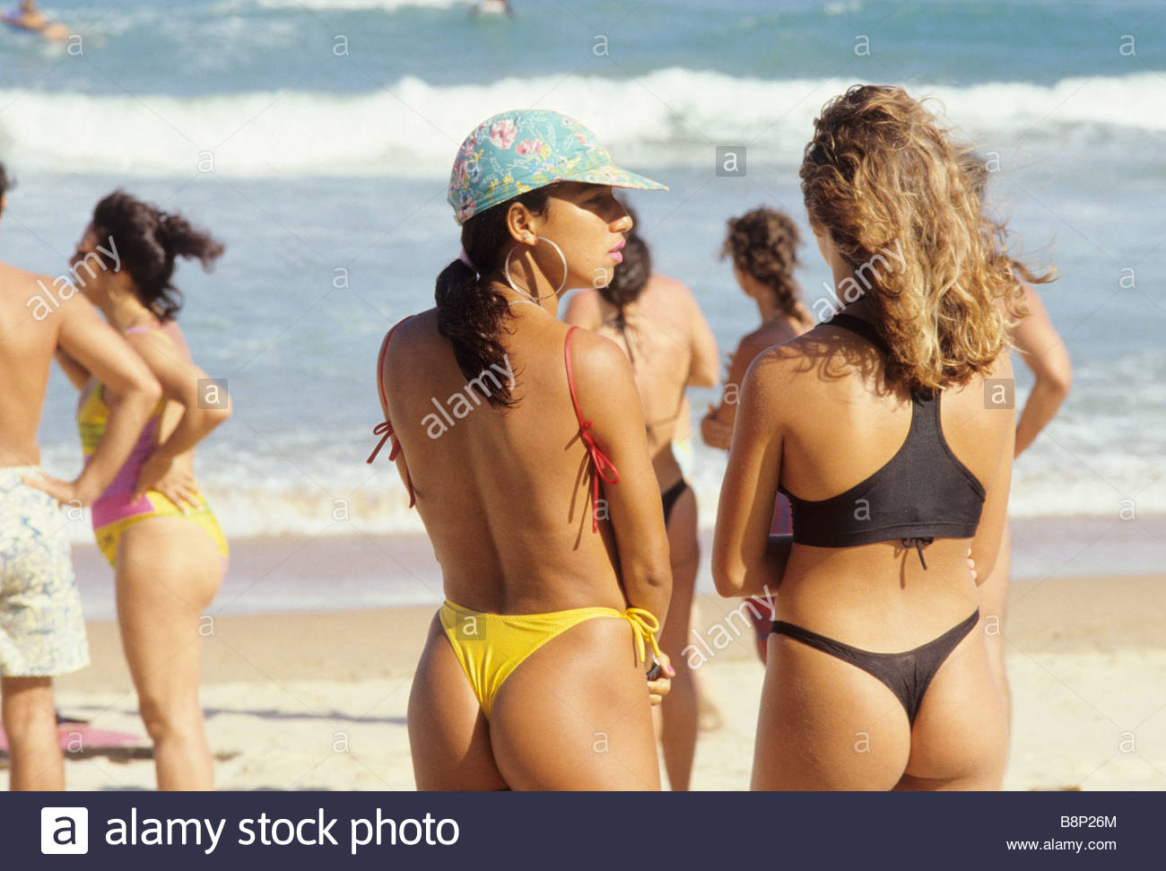 Copacabana Beach Rio De Janeiro Brazil Stock Photo Alamy