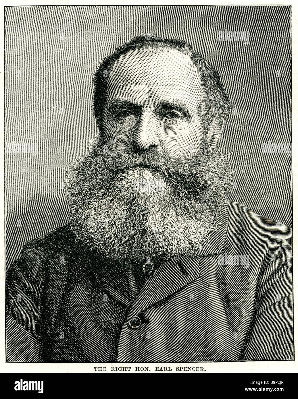 Earl John Poyntz Spencer 1835 1910 British Liberal Party politician Stock Photo
