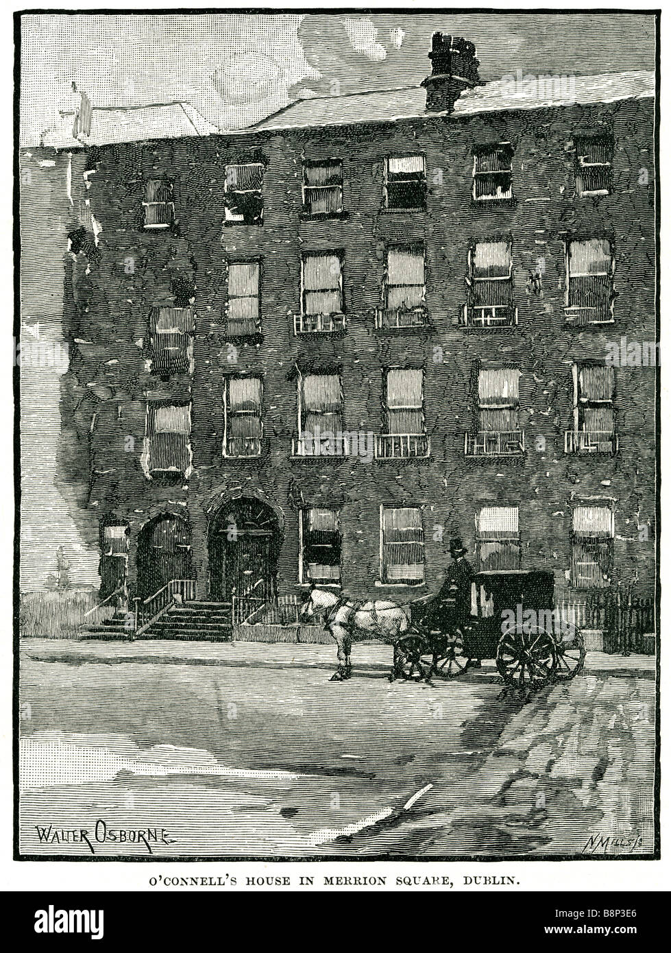 1894 Print Printing House Square New York City Hall Skyscraper