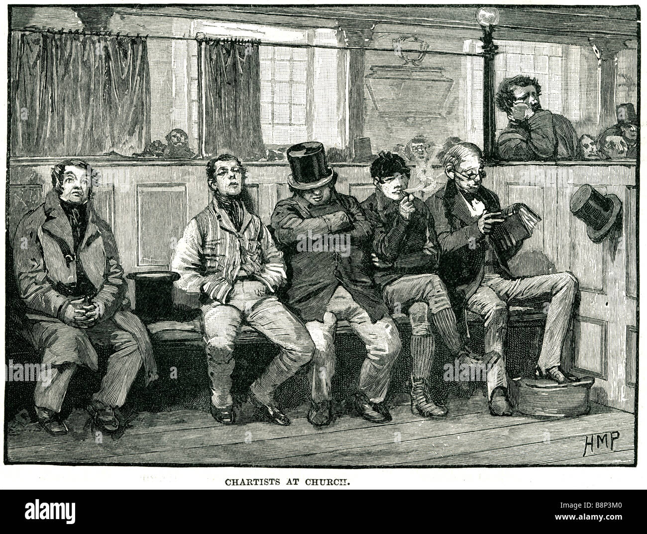 chartists at church 1839 Chartism political social reform United