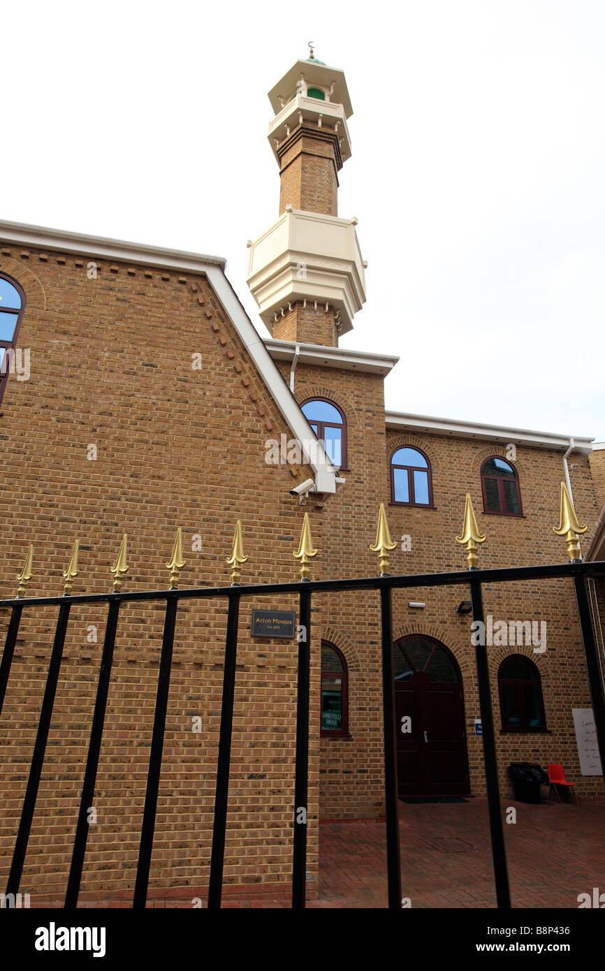 united kingdom west london acton mosque Stock Photo