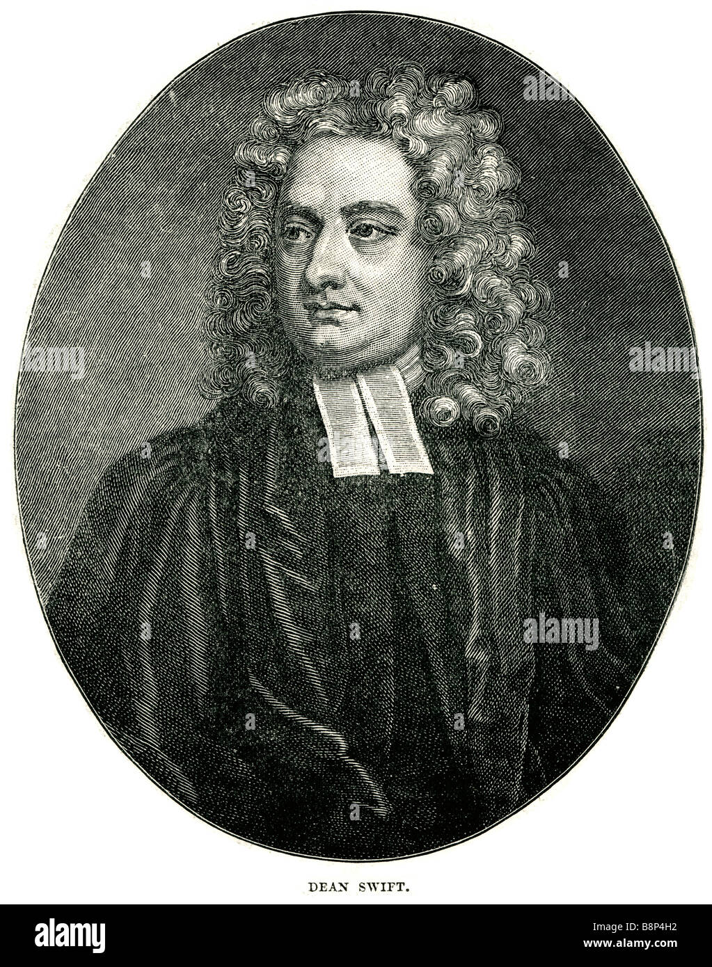 dean swift Jonathan 30 November 1667 – 19 October 1745 Anglo-Irish satirist essayist political pamphleteer Whigs Tories Stock Photo