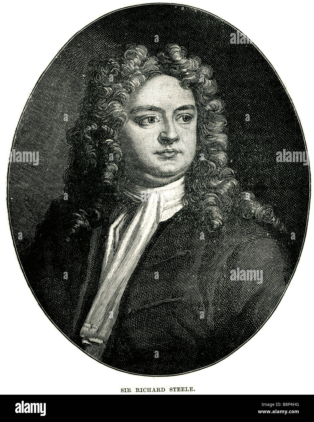 sir richard steele 12 March 1672 – 1 September 1729 Irish writer politician The Spectator magazine Stock Photo