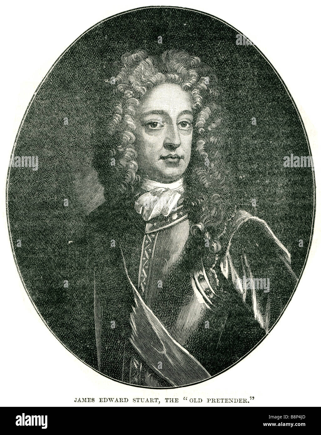 Prince James Prince of Wales James Francis Edward Stuart Old Pretender The Old Chevalier 10 June 1688 – 1 January 1766 Stock Photo