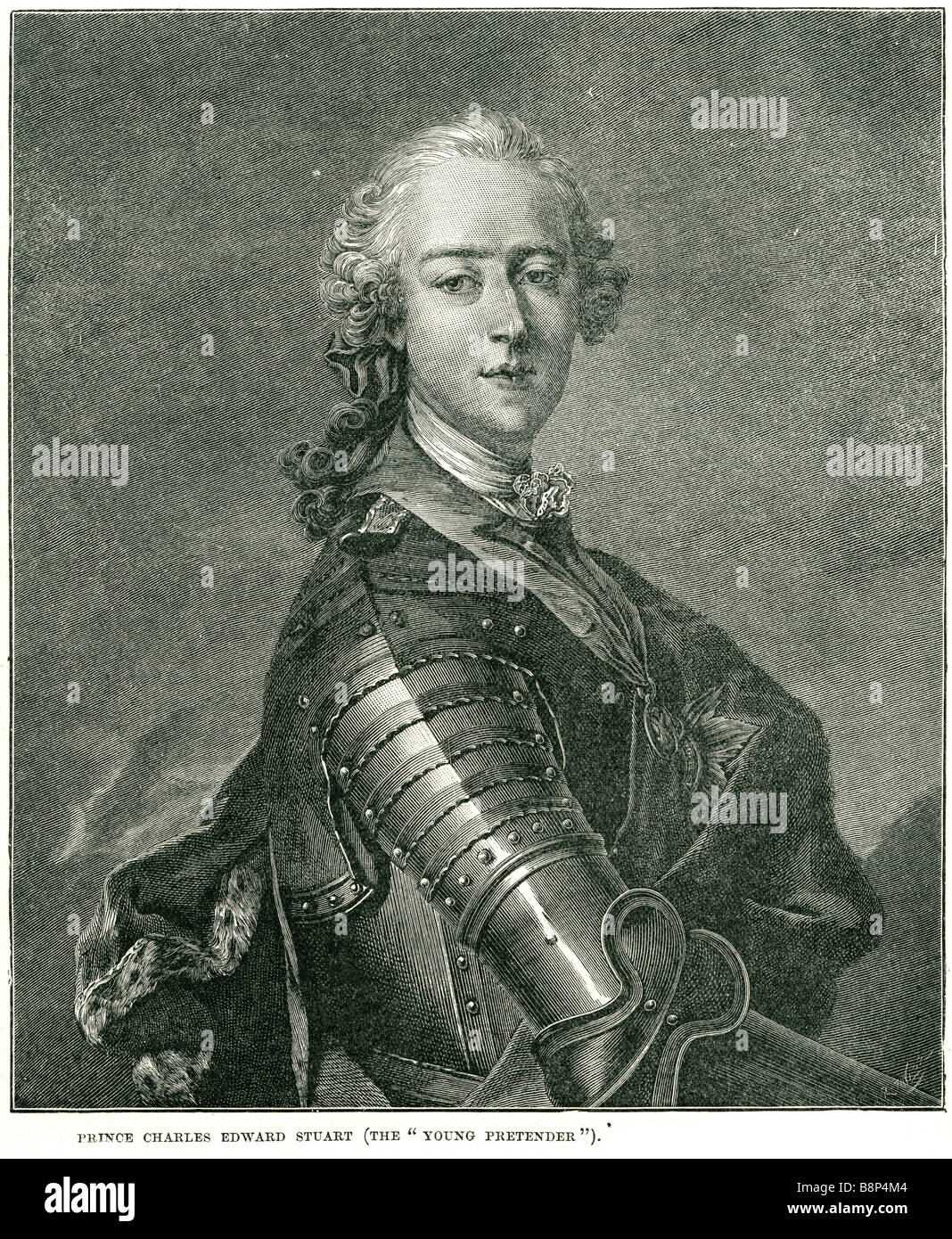 prince charlie Charles Edward Stuart 31 December 1720  – 31 January 1788 exiled Jacobite claimant Stock Photo