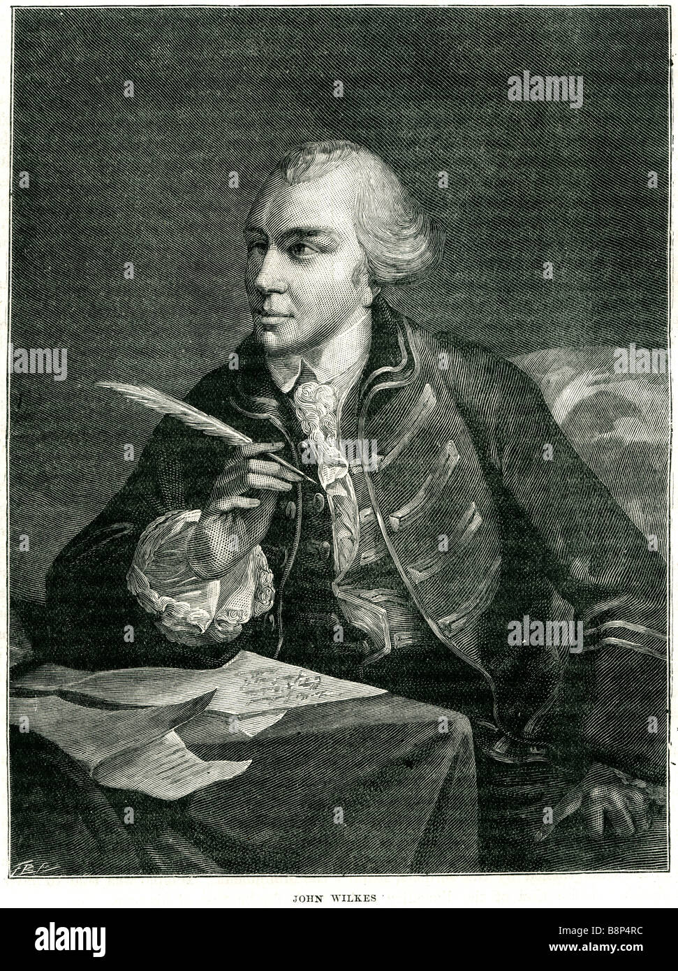 john wilkes 17 October 1725 – 26 December 1797 English radical journalist politician verbatim account parliamentary debate Stock Photo