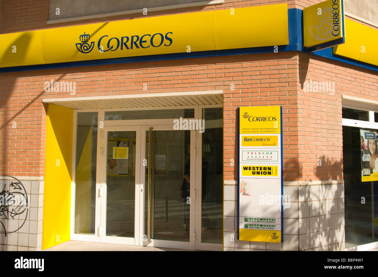 Correos Spanish Post Office Santa Pola Spain Stock Photo - Alamy