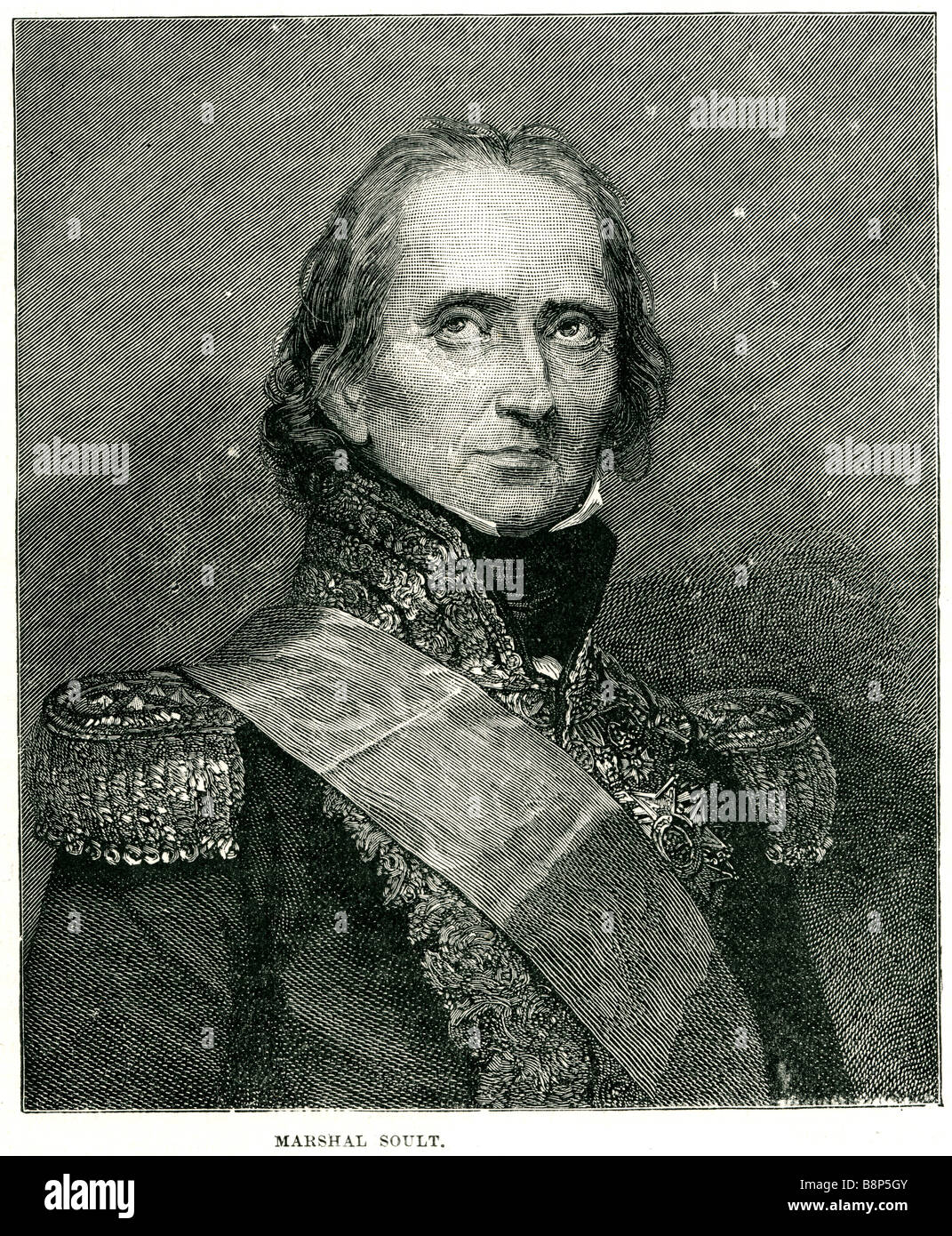 Nicolas Jean-de-Dieu Soult 1812 1st Duc de Dalmatie 29 March 1769 26 November 1851 Hand of Iron French general statesman Empire Stock Photo