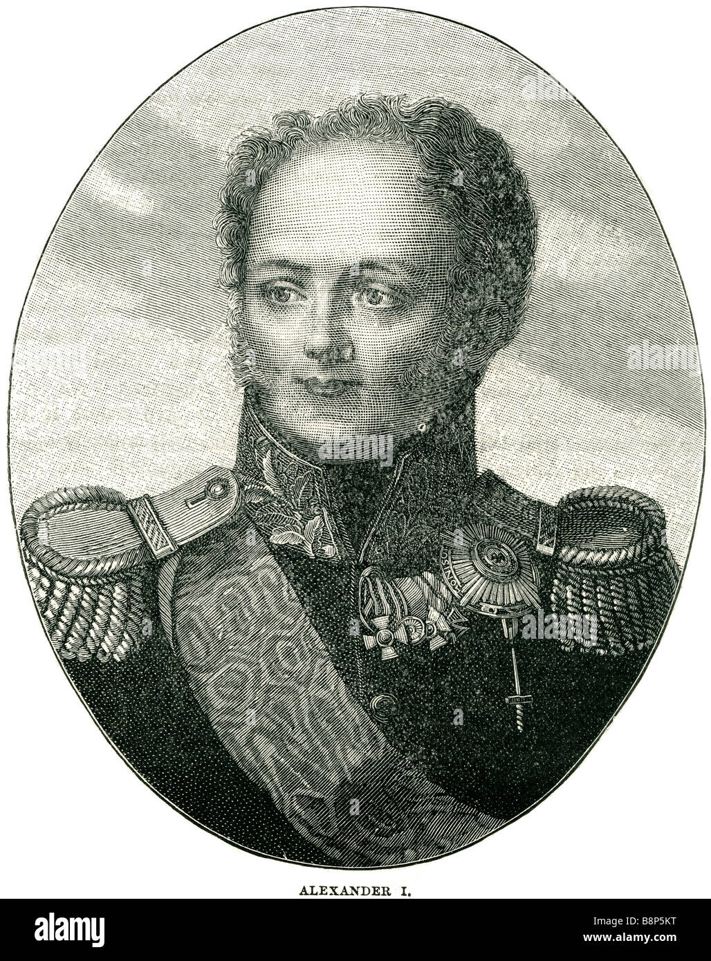 alexander 1 Russia 23 December 1777 – 19 November 1825 Blessed Emperor Grand Duke of Finland Stock Photo