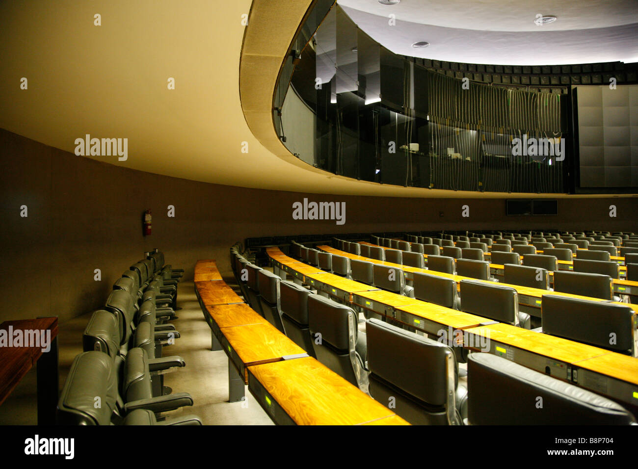 Brazilian National Congress Building interior Stock Photo