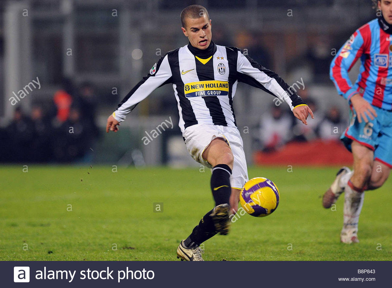 Sebastian Giovinco Scores His Goal Torino 14 01 2009 Football Italian Cup 2008 2009 Juventus Catania 3 0 Photo Giuliano March Stock Photo Alamy
