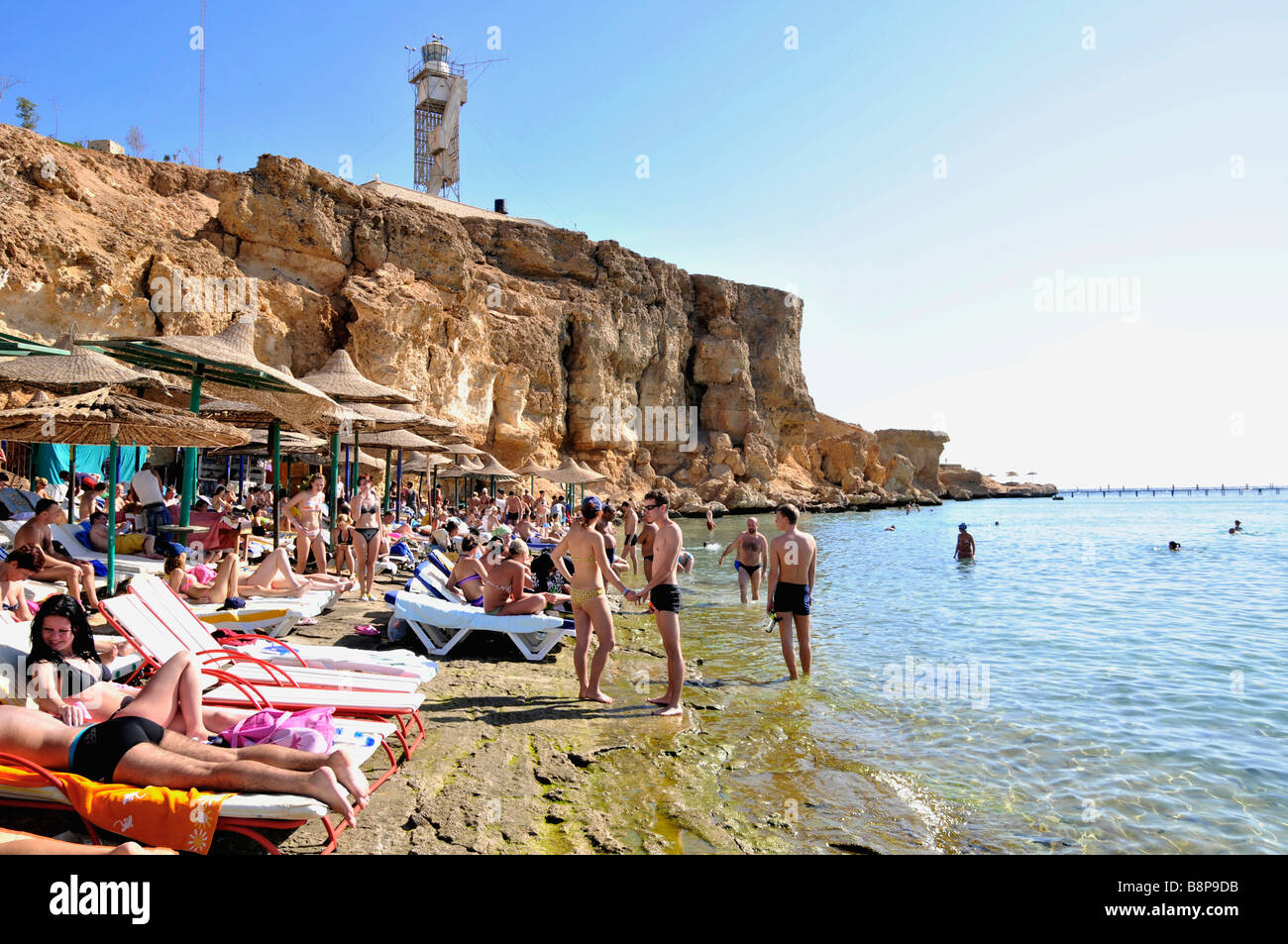 El Fanar beach in Sharm el Sheikh Naama bay Sinai Peninsula Egypt Stock  Photo - Alamy