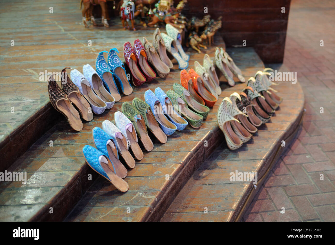 Oriental shoes in Dubai, United Arab Emirates Stock Photo Alamy