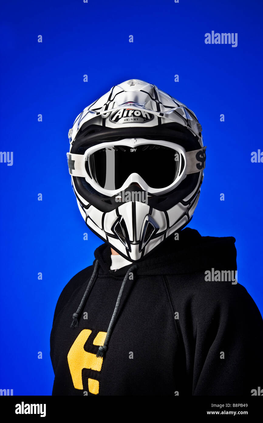 Motorcycle goggles helmet hires stock photography and images Alamy
