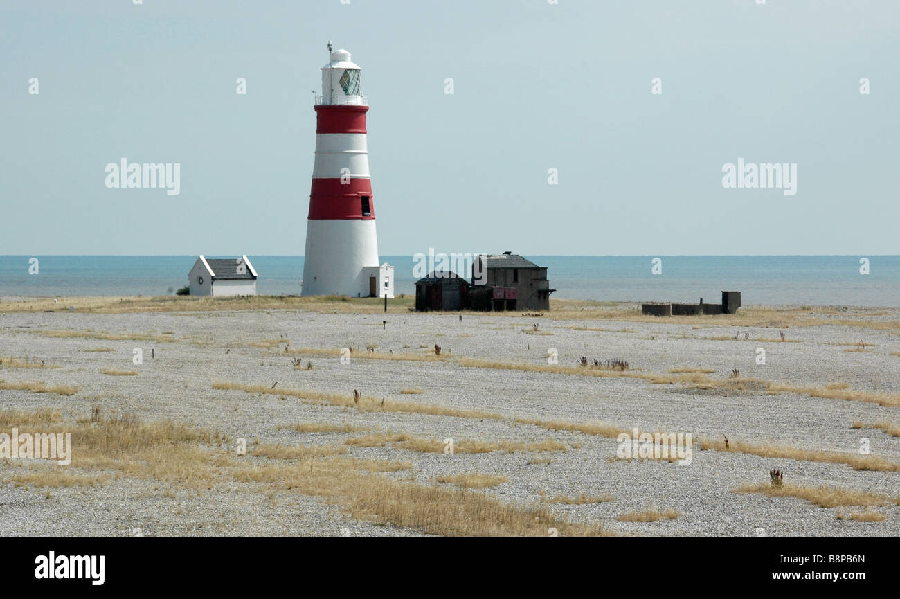 Lighthouse at Orfordness, the remote and once secretive former military ...