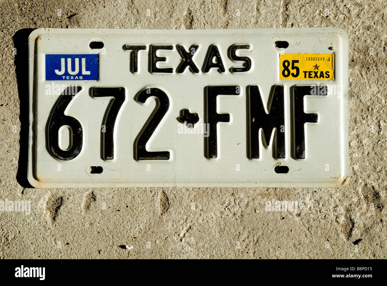 Texas licence plate hi-res stock photography and images - Alamy