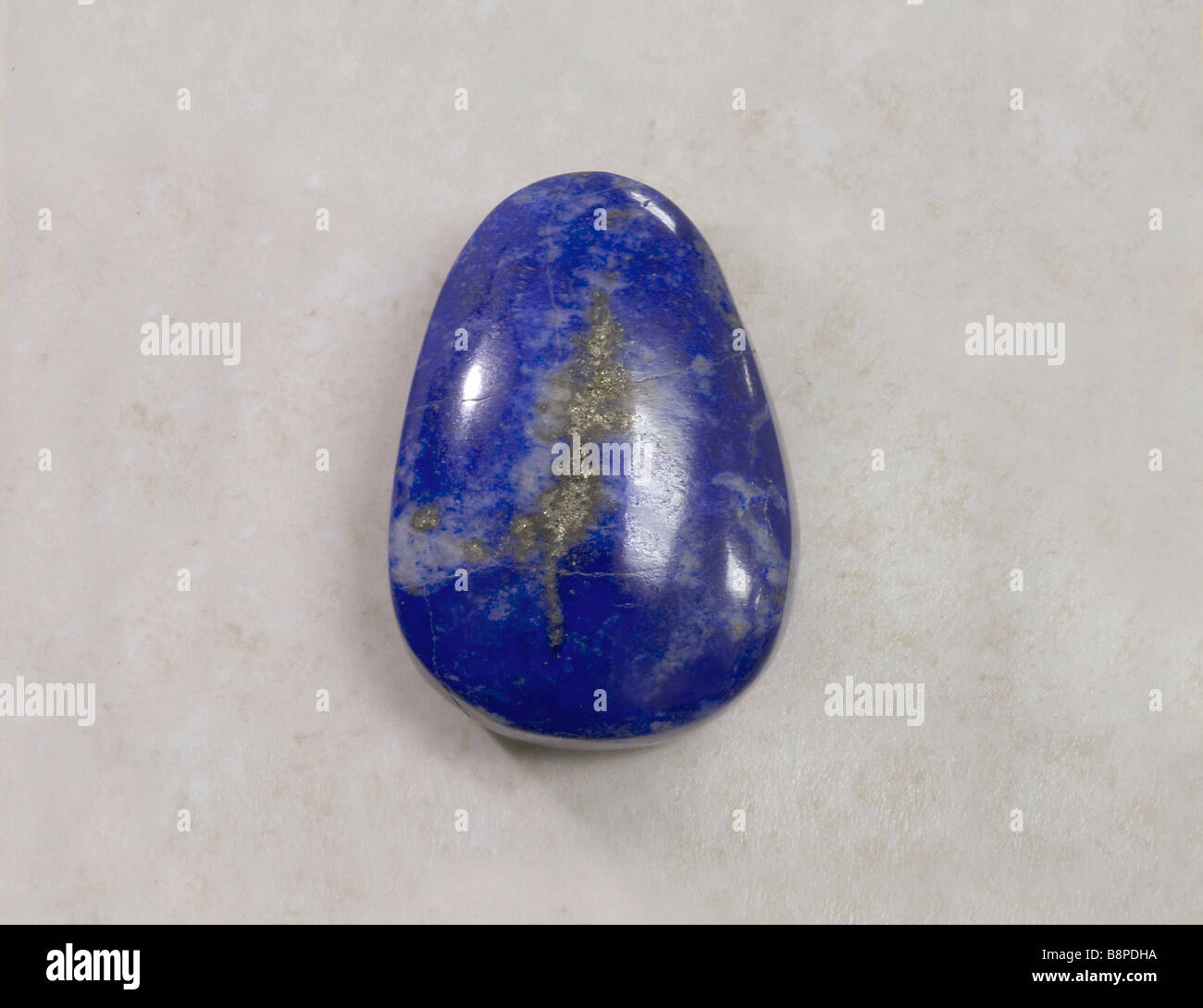 Lapis Lazuli w/ Pyrite Cabochon Pebble Polished Gemstone Crystal Cab Afghanistan 