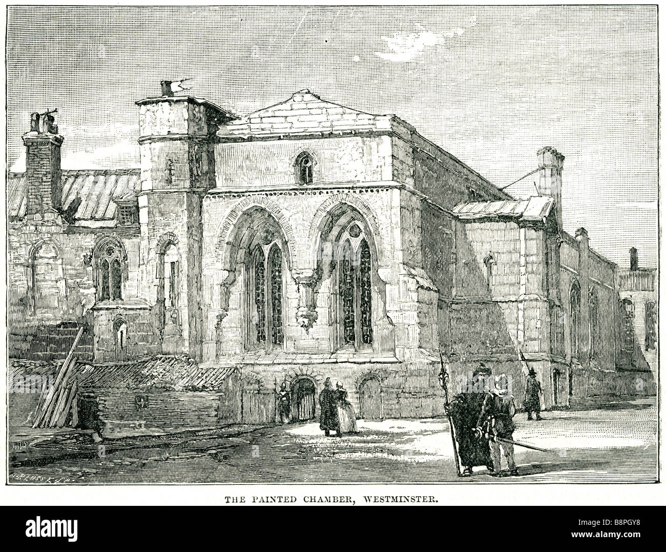 the painted chamber westminster The Painted Chamber was part of the original Palace of Westminster. It was destroyed by fire in Stock Photo