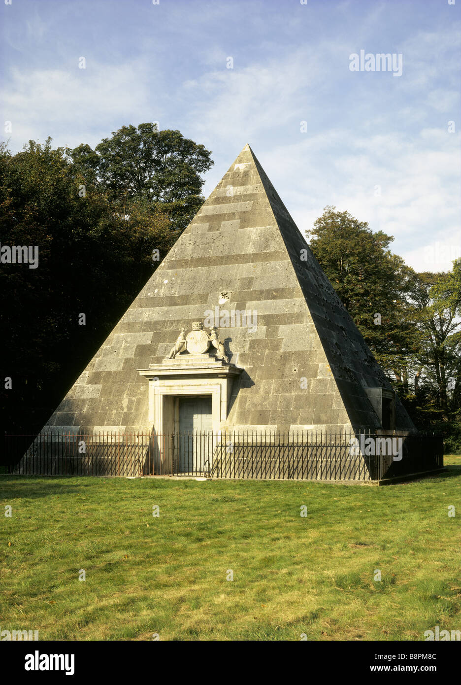 Mausoleum pyramid at Blickling Hall designed by Joseph Bonomi 1796 97