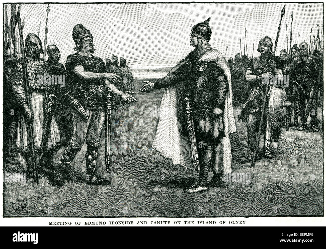 KING CNUT / CANUTE King of England (1016-35) and Denmark (1018-35). Date:  11th century Stock Photo - Alamy