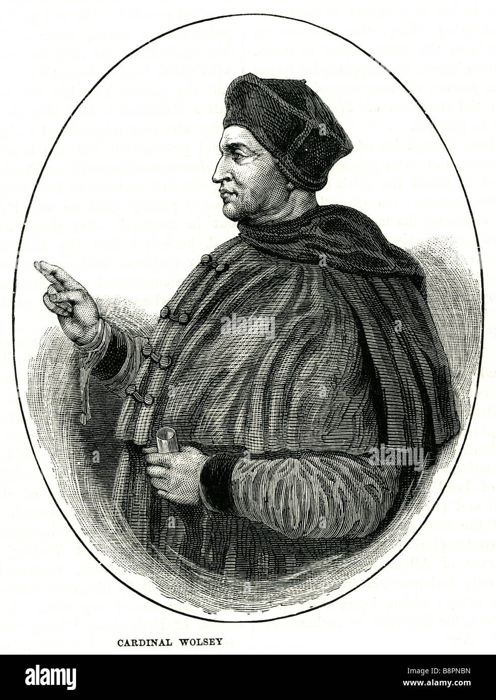 Cardinal Thomas Wolsey 1471 1530 Roman Catholic Church Stock Photo