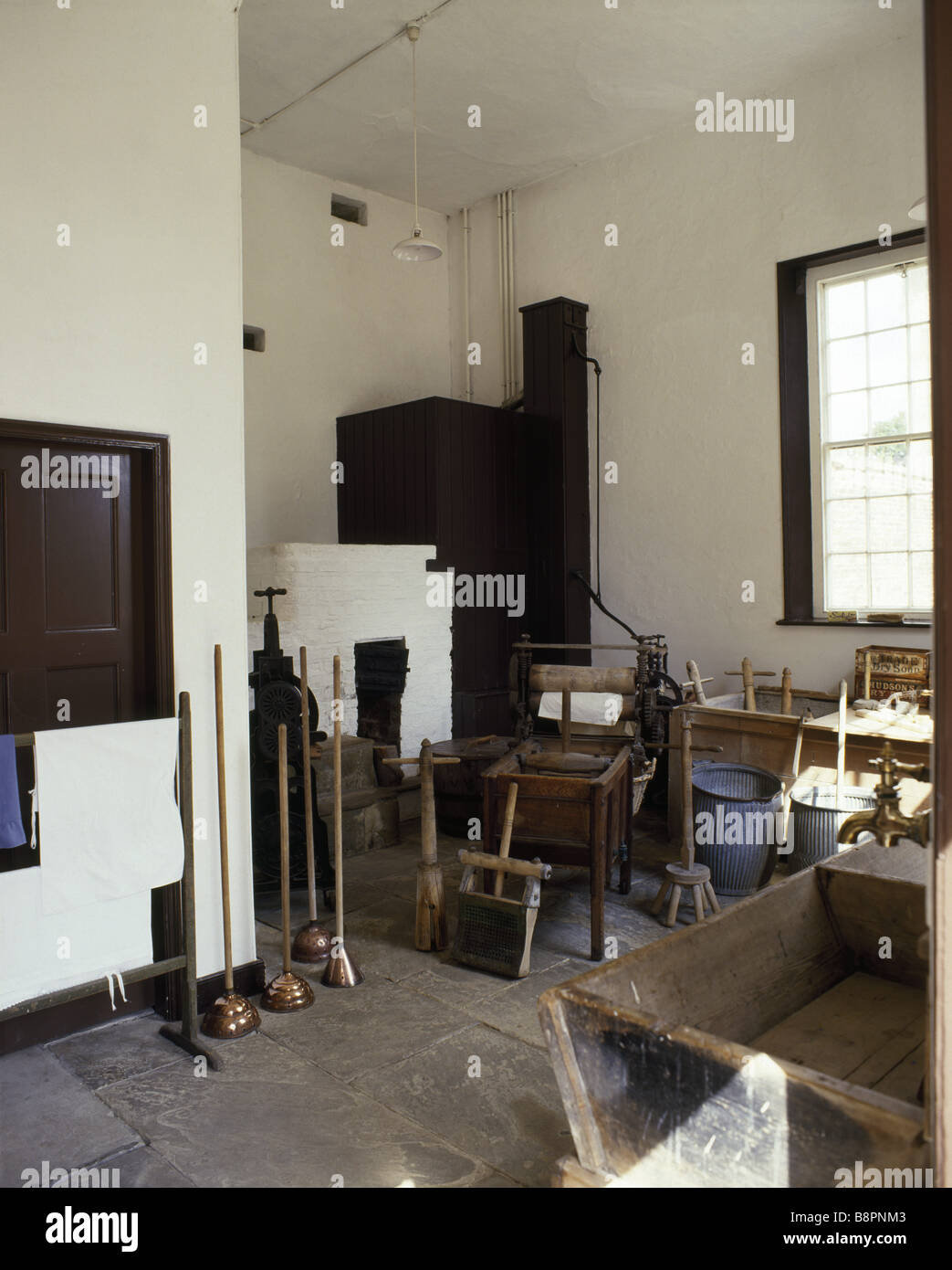 The Laundry at Beningbrough Hall Stock Photo Alamy