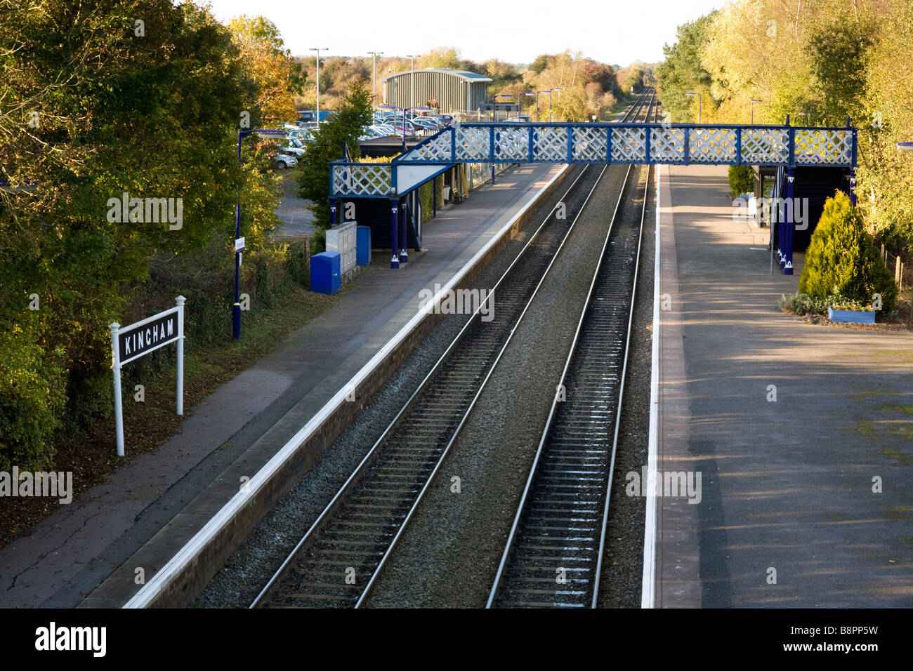 The railway station in the Cotswold village of Kingham, Oxfordshire