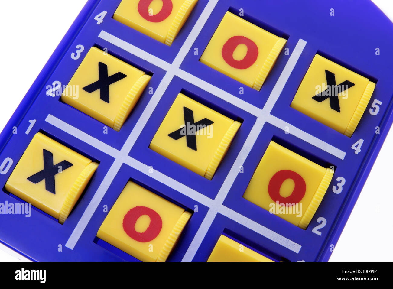 Tic tac toe game Cut Out Stock Images & Pictures - Alamy