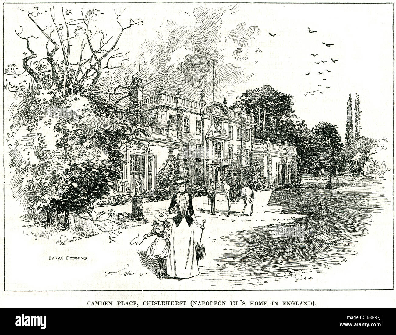 camden place chislehurst napoleon iii home england 1870 Stock Photo Alamy