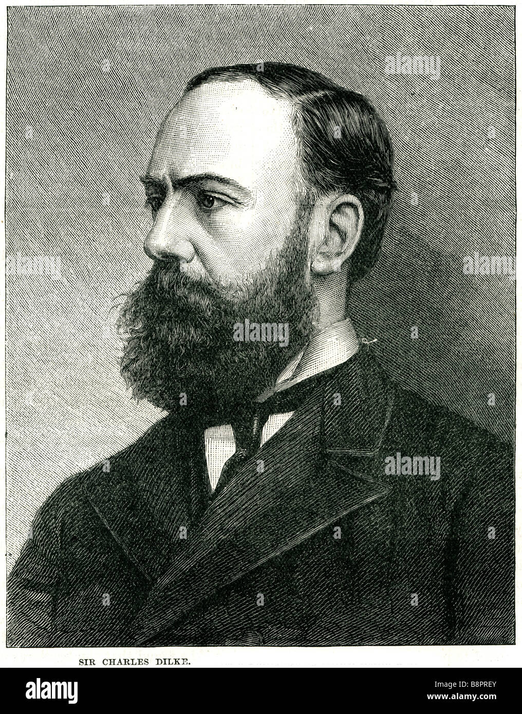 Sir Charles Wentworth Dilke 1843 1911 English Liberal reformist politician Baronet Stock Photo