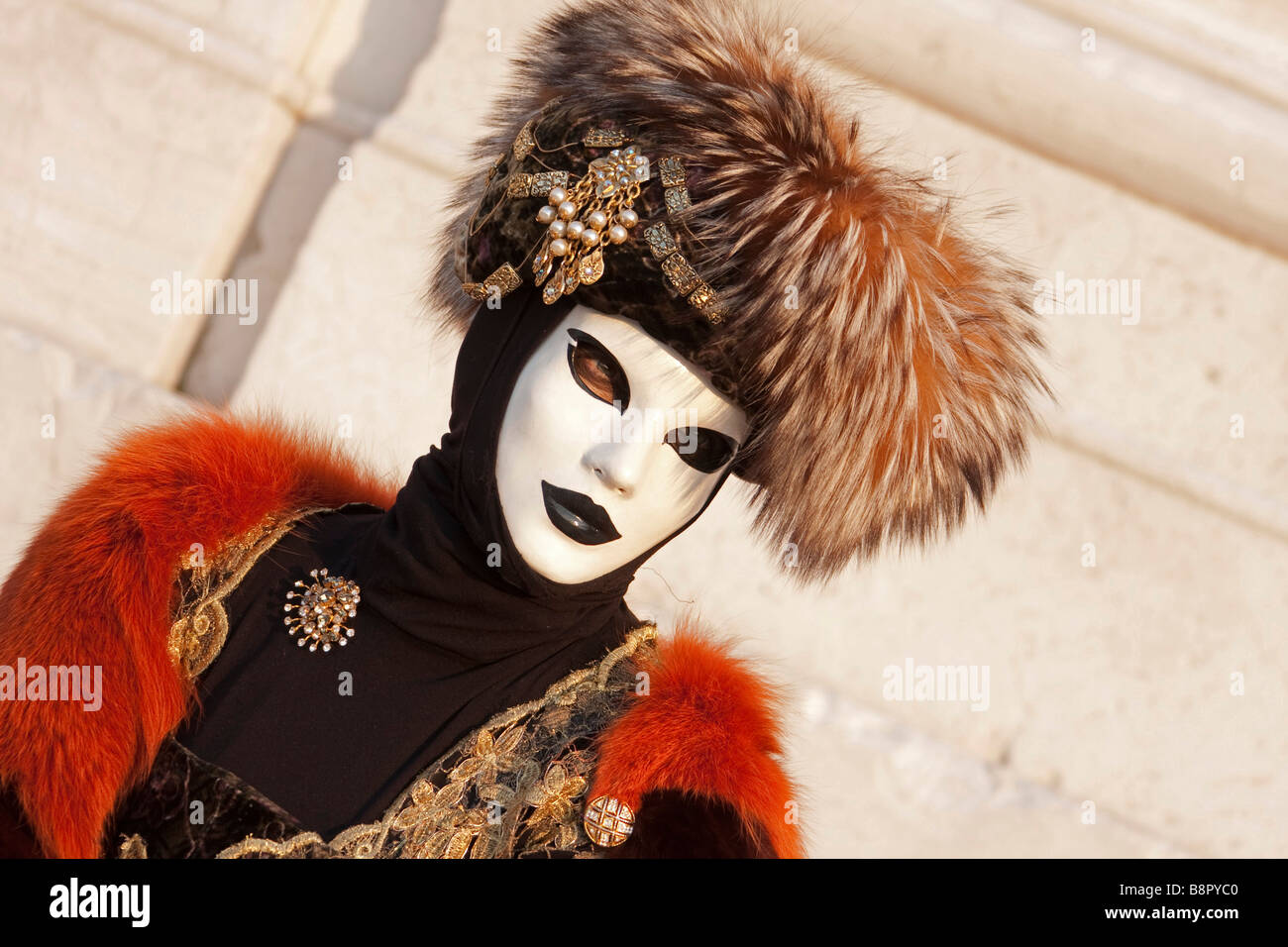 Venice carnival closeup girl woman hi-res stock photography and images ...